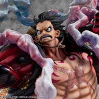 One Piece Portrait.Of.Pirates SA-Maximum PVC Figure Monkey D. Luffy Gear 4 Bounce-Man 10th Limited Ver. 30 cm
