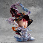 One Piece Portrait.Of.Pirates SA-Maximum PVC Figure Monkey D. Luffy Gear 4 Bounce-Man 10th Limited Ver. 30 cm