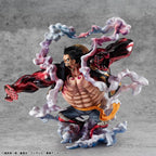 One Piece Portrait.Of.Pirates SA-Maximum PVC Figure Monkey D. Luffy Gear 4 Bounce-Man 10th Limited Ver. 30 cm