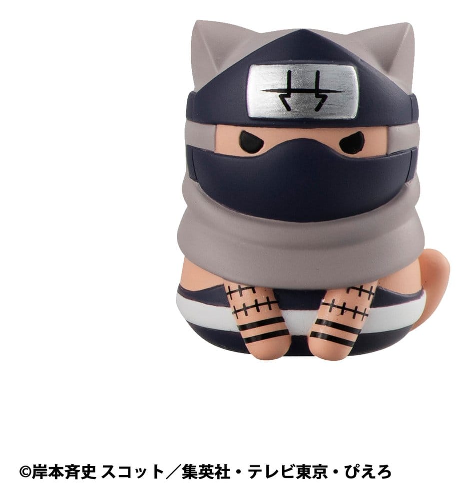 Naruto Shippuden Mega Cat Project Trading Figure Defense Battle of Village of Konoha! 3 cm Nyaruto! Blind Box Assortment (8) (re-run)
