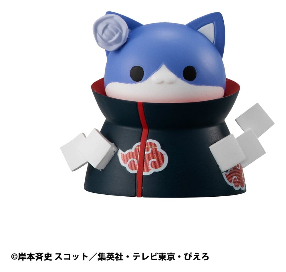 Naruto Shippuden Mega Cat Project Trading Figure Defense Battle of Village of Konoha! 3 cm Nyaruto! Blind Box Assortment (8) (re-run)