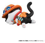 One Piece Mega Cat Project Trading Figure Egghead NyanPieceNyan! Stickie! 3 cm Assortment (8)