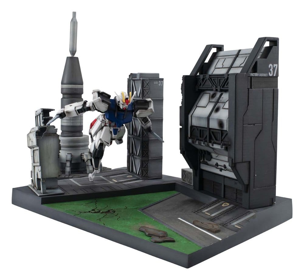 Mobile Suit Gundam SEED Realistic Model Series Diorama G Structure GS06M Heliopolis Battle Stage Material Color Edition 18 cm