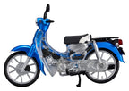 Honda Kaitanics Plastic Model Kit Super Cub 110 Glint Wave Blue Metalic