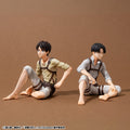 Attack on Titan G.E.M. Series PVC Figures 2-Pack Eren Yeager & Squad Captain Levi Palm Size