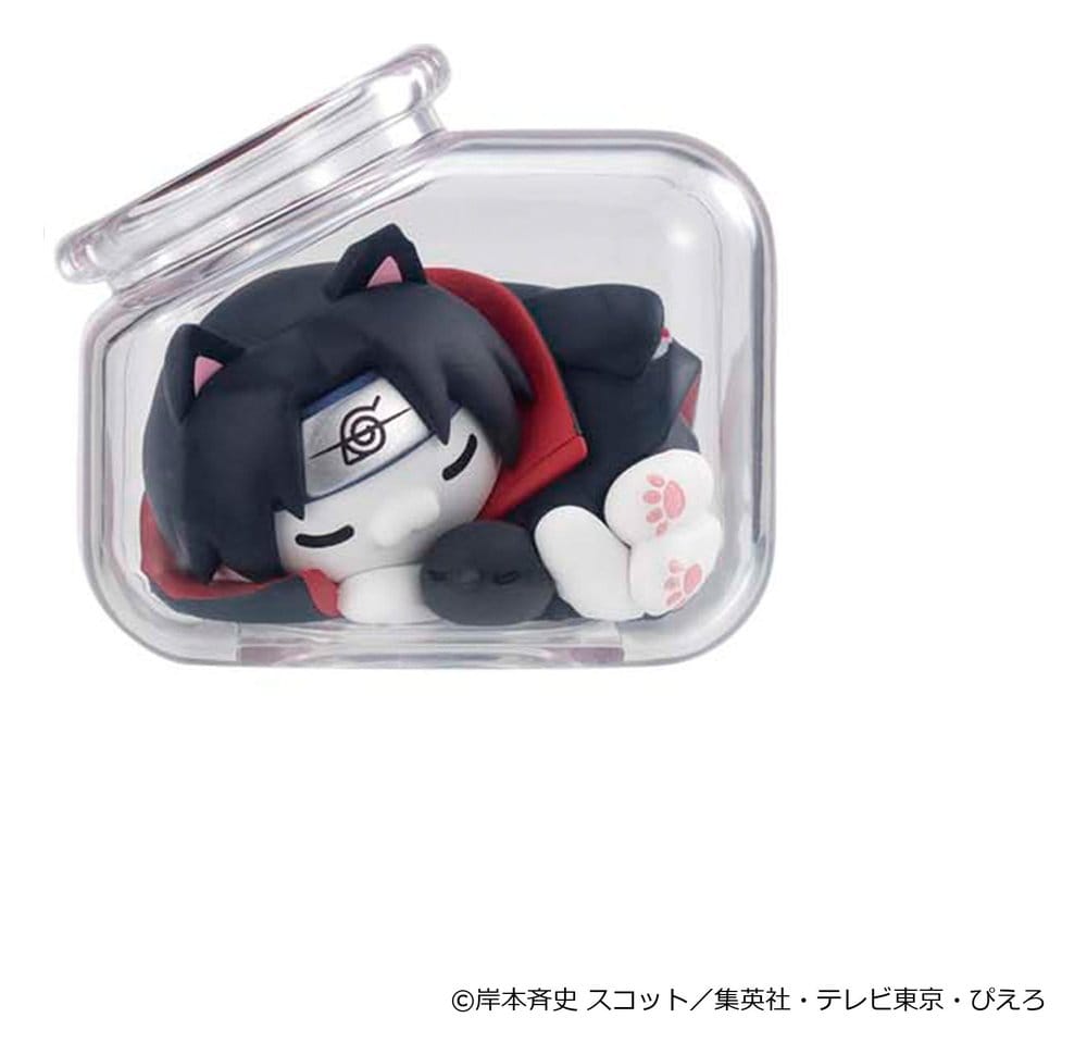 Naruto Shippuden Mega Cat Project Mini Figures Good Night Nyaruto! Gathering Akatsuki Edition Vol. 2 6 cm Blind Box Display (8)