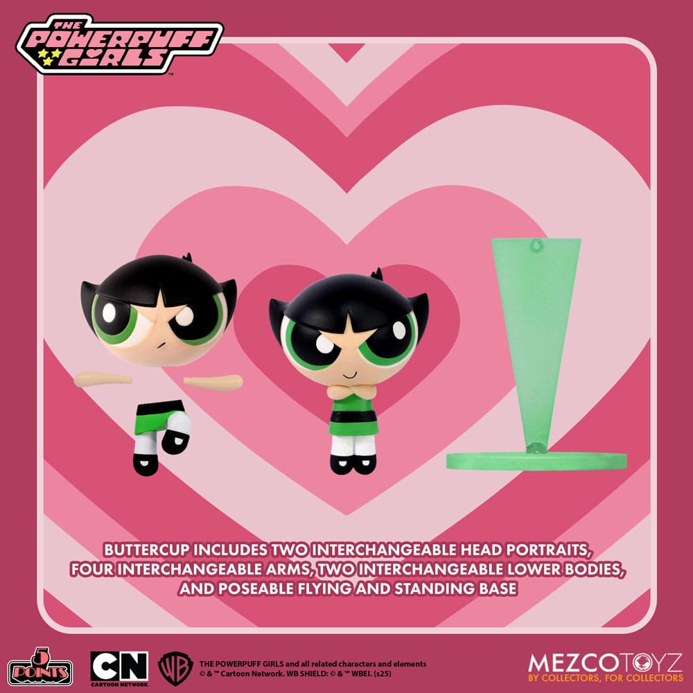 The Powerpuff Girls Christmas Vacation 5 Points Action Figures 10 cm Assortment (16)