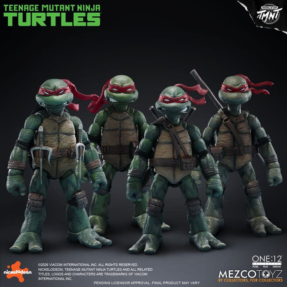 Teenage Mutant Ninja Turtles One:12 Collective Action Figures 1/12 Boxed Set 17 cm