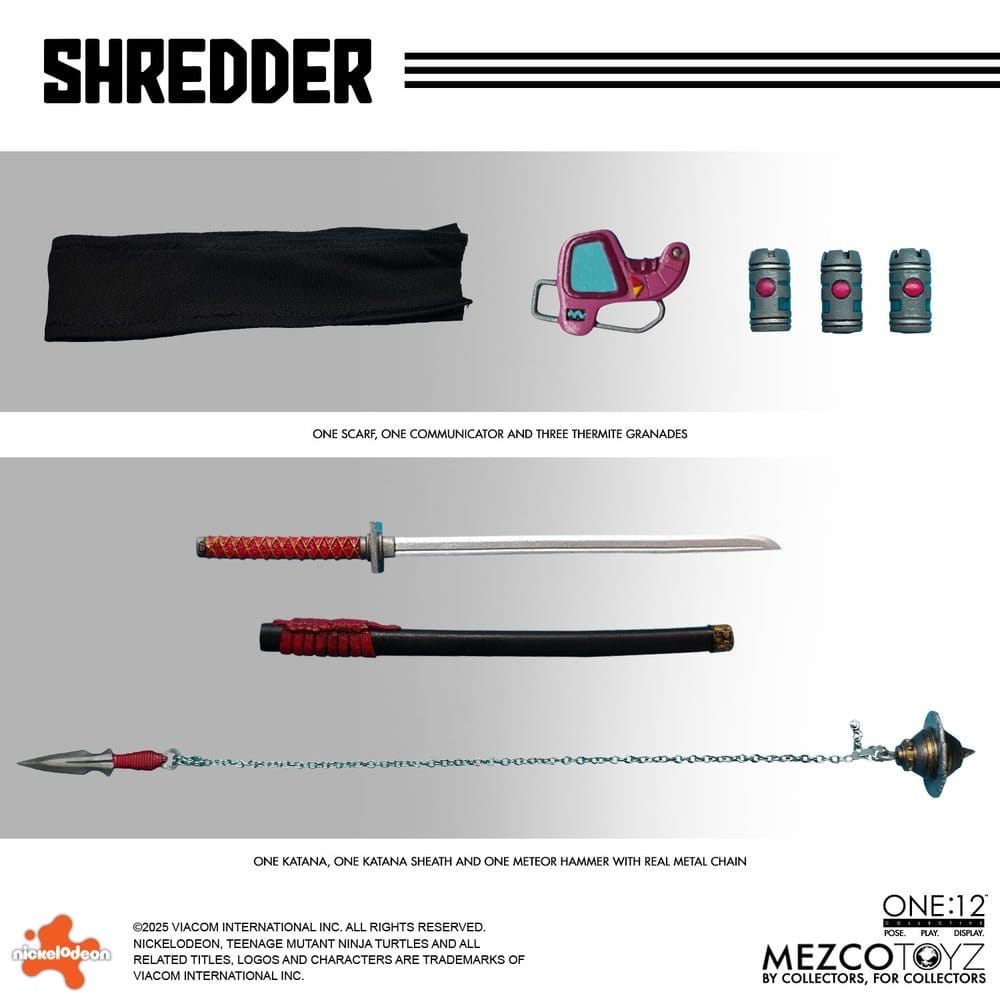 Teenage Mutant Ninja Turtles Figure 1/12 Shredder 17 cm