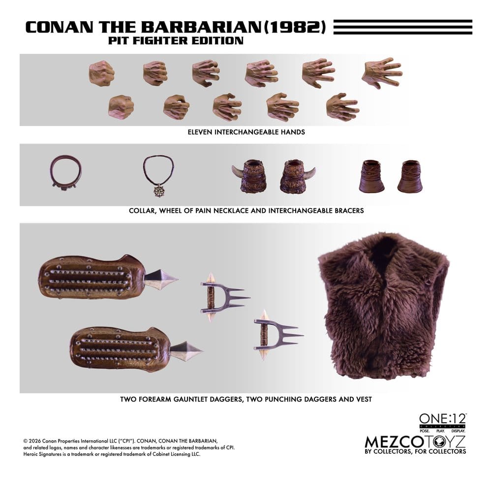 Conan the Barbarian One:12 Collective Action Figure 1/12 Conan (Pit Fighter Edition) 16 cm