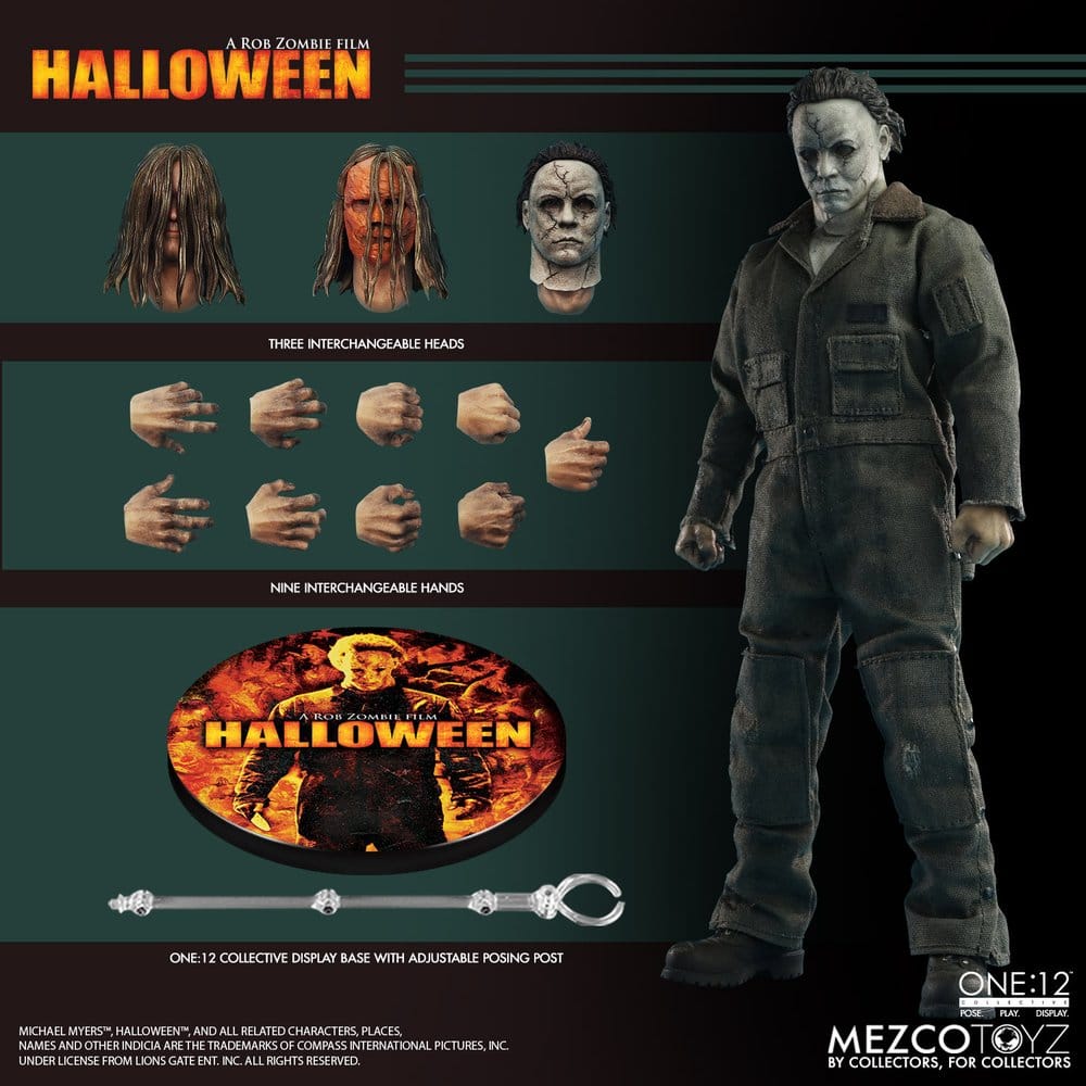 Halloween (2007) One:12 Collective Action Figure 1/12 Michael Myers 17 cm