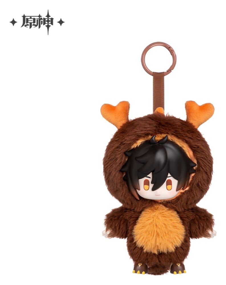 Genshin Impact Winter Nesting Series Vinyl Plush Keychain Zhongli 15 cm