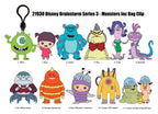 Monsters, Inc. 15th Anniversary 3D PVC Bag Clips Series 76 Display (24)