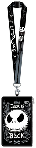 The Nightmare Before Christmas Lanyard with Pouch Passport Holder