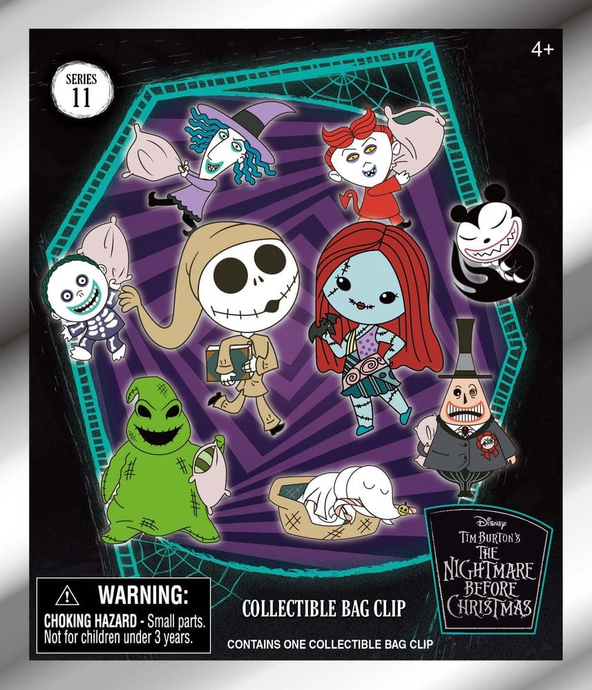 The Nightmare Before Christmas 3D PVC Bag Clips Series 11 Blind Bag Display (24)