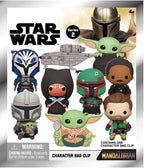 Star Wars Mandalorian 3D PVC Bag Clips Series 2 Display (24)