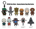 Star Wars Most Wanted Bounty Hunters 3D PVC Bag Clips Series 1 Display (24)
