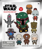 Star Wars Most Wanted Bounty Hunters 3D PVC Bag Clips Series 1 Display (24)