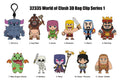 World of Clash 3D PVC Bag Clips Series 1 Blind Bag Display (24)