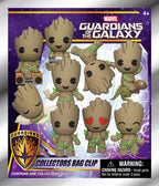Marvel Groot 3D PVC Bag Clips Series 1 Blind Bag Display (24)