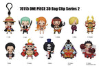 One Piece 3D PVC Bag Clips Series 2 Display (24)