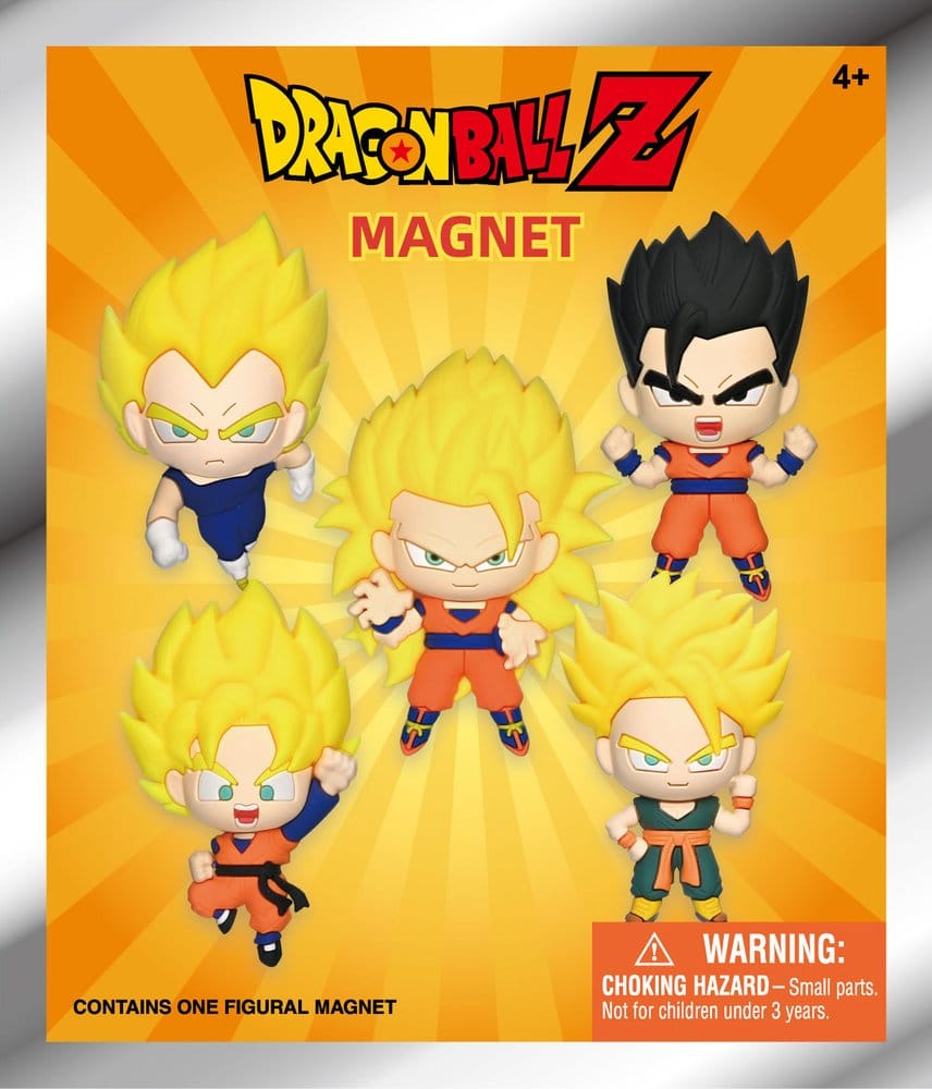 Dragonball Z 3D Foam Magnets Series 1 Blind Bag Display (12)