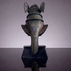 Stargate Desktop Replica Helmet Replica Horus Guard Helmet 15 cm
