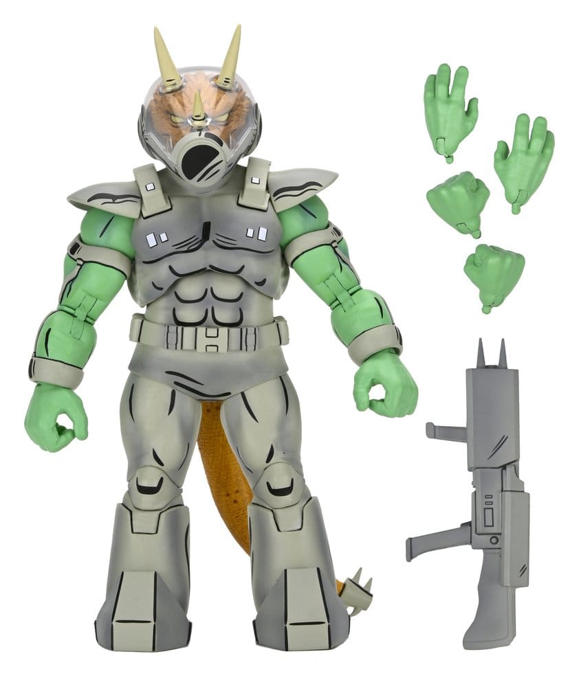Teenage Mutant Ninja Turtles (Mirage Comics) Action Figure Shock Commando Triceraton 18 cm
