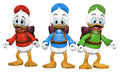 DuckTales Ultimate Action Figures 3-Pack Huey, Dewey, and Louie 18 cm