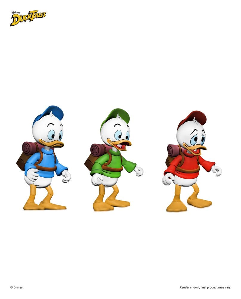DuckTales Ultimate Action Figures 3-Pack Huey, Dewey, and Louie 18 cm