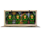 Teenage Mutant Ninja Turtles (Mirage Comics) 4-Pack Action Figures Leonardo, Raphael, Michelangelo, Donatello 18 cm