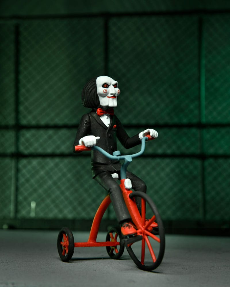 Saw Toony Terrors Action Figure Jigsaw Killer with Billy and Tricycle Boxed Set 15 cm