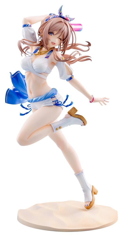 The Idolmaster Gakuen PVC Figure 1/7 Himesaki Rinami Kimi to Semi Blue Ver. With Bonus 27 cm