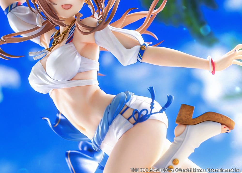 The Idolmaster Gakuen PVC Figure 1/7 Himesaki Rinami Kimi to Semi Blue Ver. 27 cm