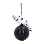 Original Stormtrooper Hanging Tree Ornament Wrecking Ball Hanging Stormtrooper 12 cm