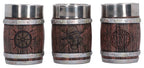 One Piece Shot Glass Set Barrel 8 cm