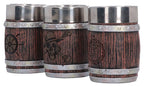 One Piece Shot Glass Set Barrel 8 cm
