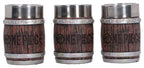One Piece Shot Glass Set Barrel 8 cm