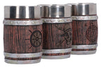 One Piece Shot Glass Set Barrel 8 cm