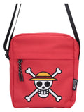 One Piece Crossbody Bag Luffy Jolly Roger (Red) 23 cm