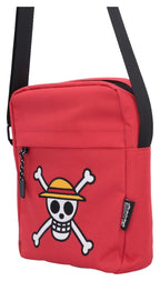 One Piece Crossbody Bag Luffy Jolly Roger (Red) 23 cm