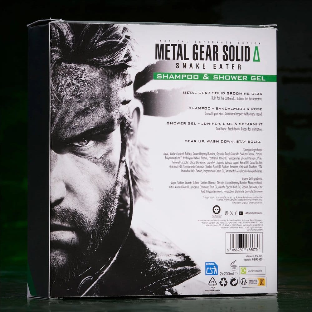 Metal Gear Solid Gift Set Shower Gel & Shampoo