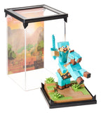 Minecraft Figure Diorama Diamond Armor Steve and Horse 18 cm
