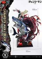 Chainsaw Man Concept Masterline Series Statue 1/6 Chainsaw Man & Beam Bonus Version 73 cm