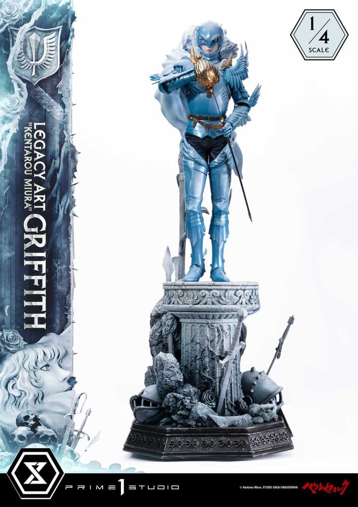 Berserk Legacy Art "Kentarou Miura" Statue 1/4 Griffith Bonus Version 93 cm