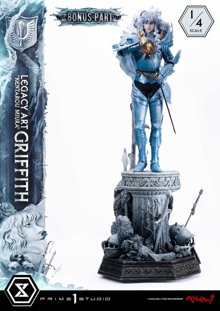 Berserk Legacy Art "Kentarou Miura" Statue 1/4 Griffith Bonus Version 93 cm