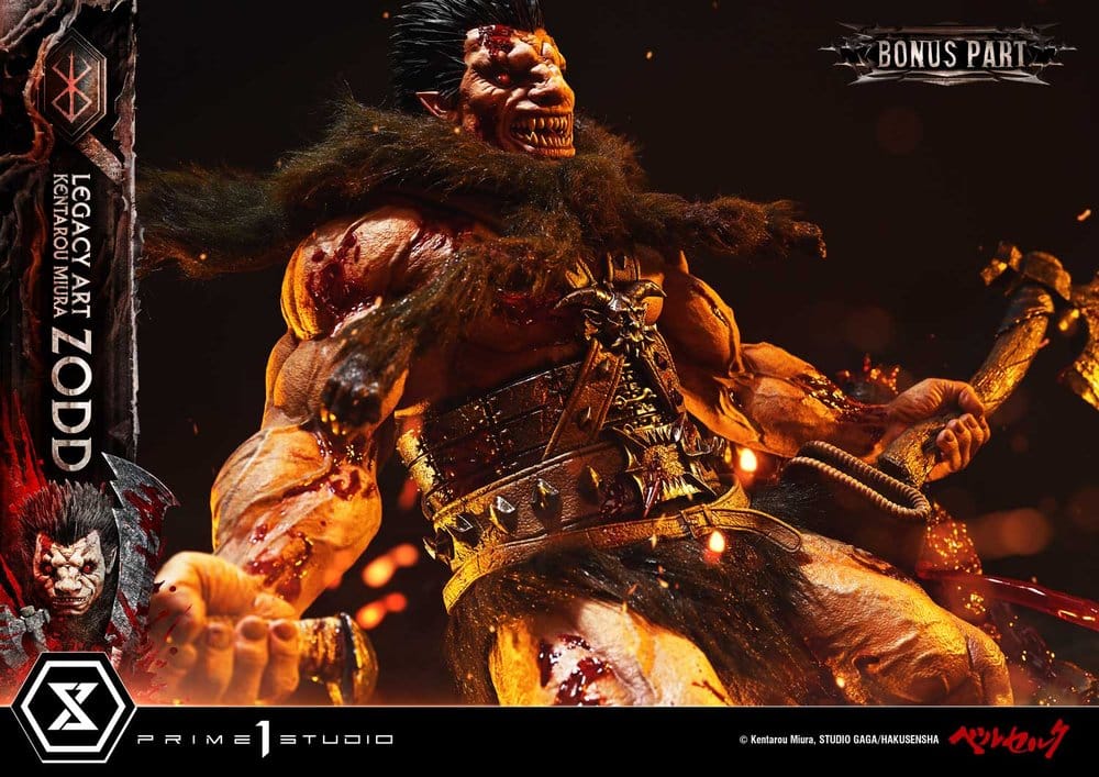 Berserk Legacy Art "Kentarou Miura" Statue 1/4 Zodd DX Bonus Version 88 cm