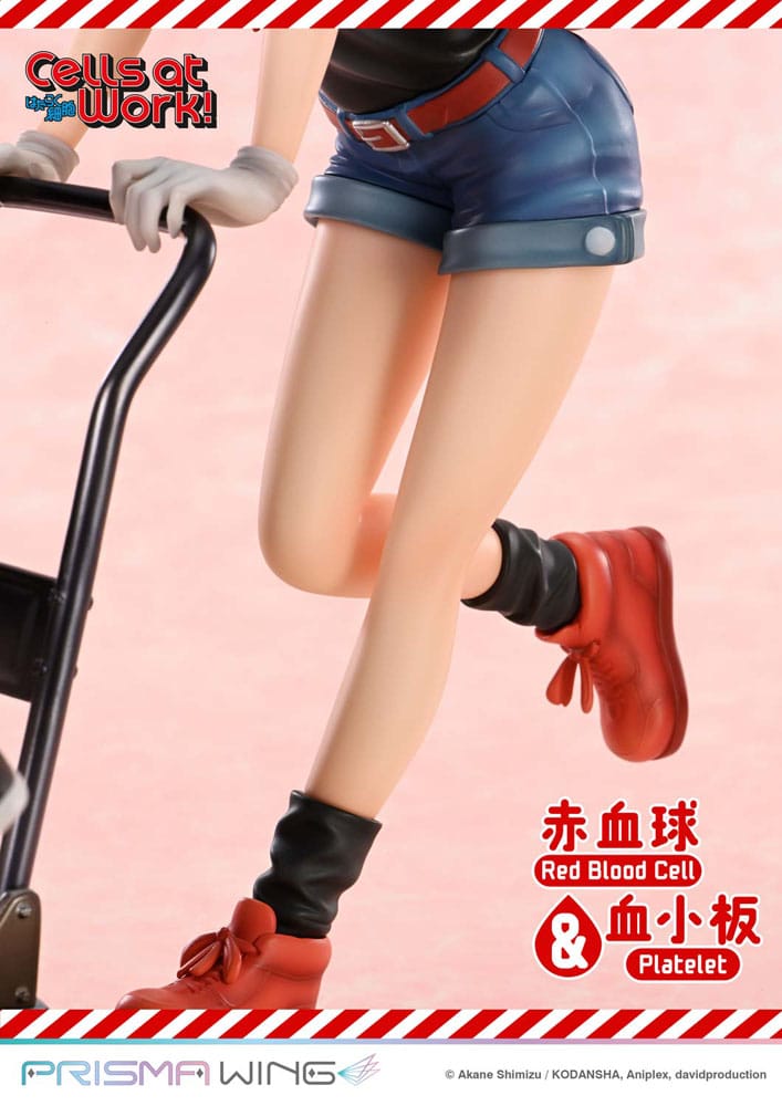 Cells at Work Prisma Wing PVC Statue Red Blood Cell & Platelet  26 cm