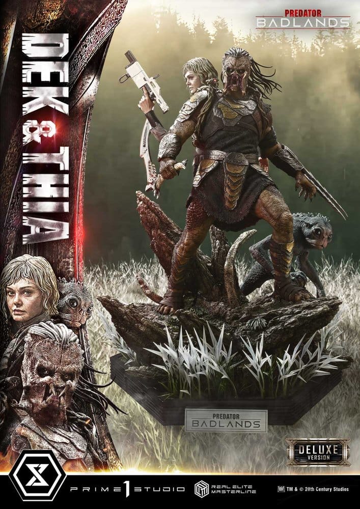 Predator Real Elite Masterline Statue 1/3 Badlands Dek & Thia Deluxe Version 87 cm