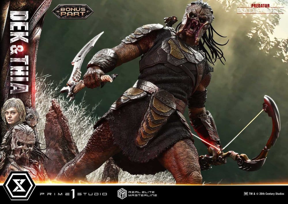 Predator Real Elite Masterline Statue 1/3 Badlands Dek & Thia DX Bonus Version 87 cm